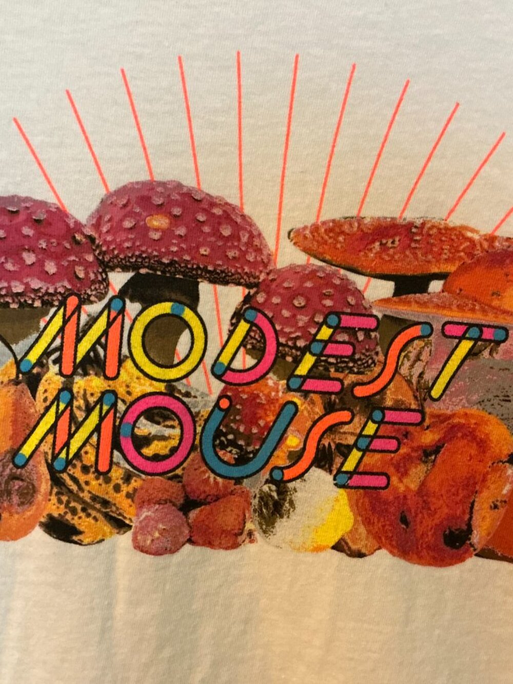 Official Modest Mouse psychedelic mushroom concert t-shirt (L)
